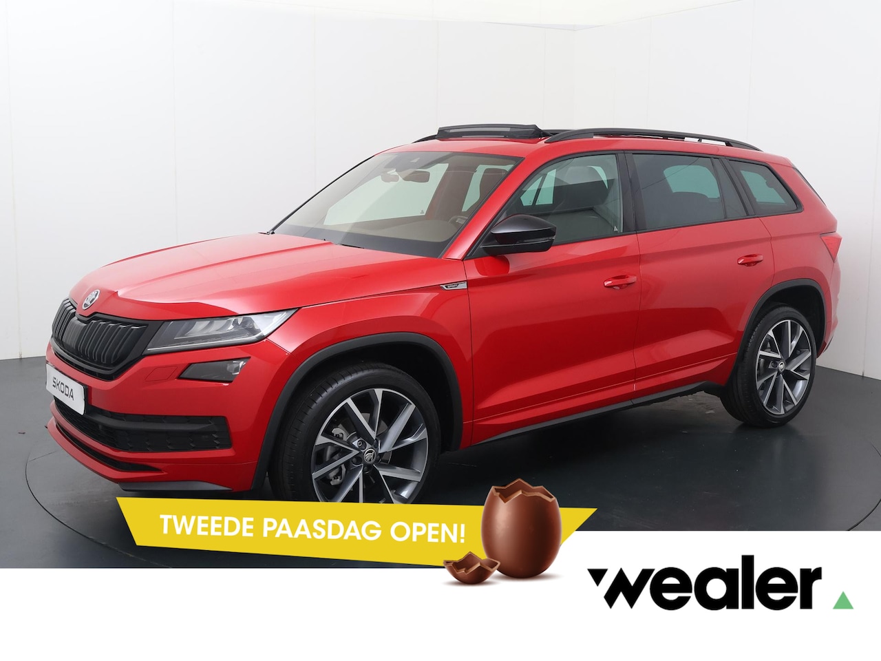 Skoda Kodiaq - 1.5 TSI Sportline Business 7p. | 150 PK | Automaat | Trekhaak | Panoramadak | Derde zitrij - AutoWereld.nl