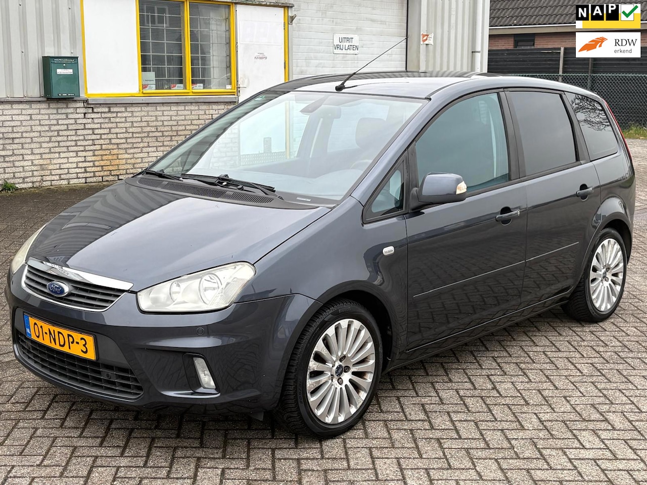 Ford C-Max - 1.8 I 16V 125 PK Bj 2010 Titanium 1e Eig Ecc Airco Prof Navi Bluetooth Cruise Control Pdc - AutoWereld.nl