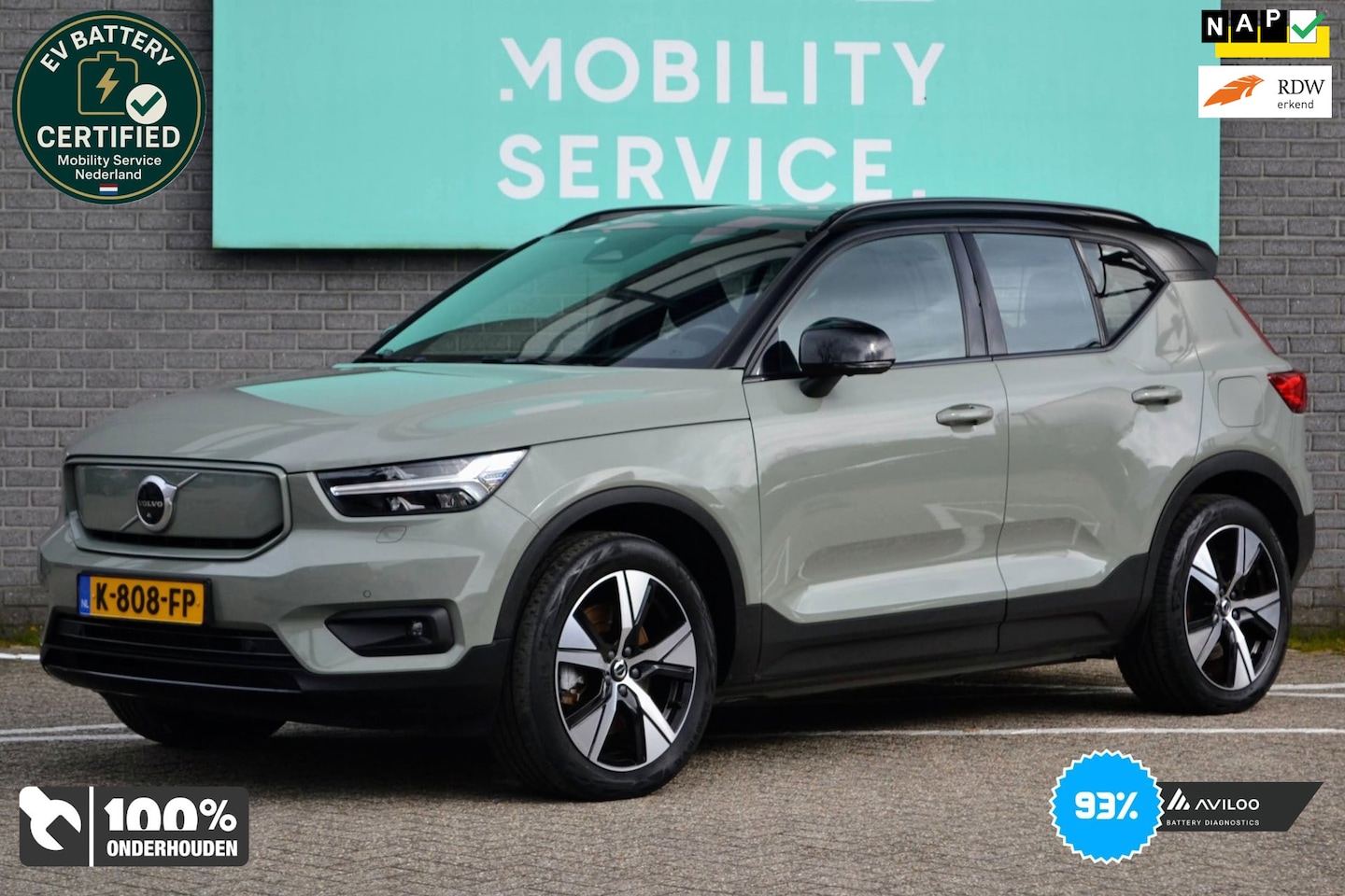 Volvo XC40 - Recharge P8 AWD R-Design CarPlay Clima ACC Trekhaak - AutoWereld.nl