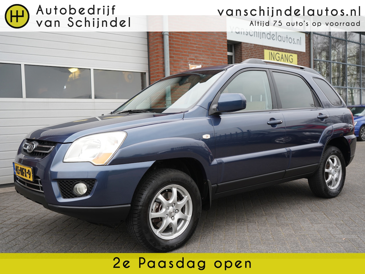 Kia Sportage - 2.0 CVVT X-ECUTIVE ORIGINEEL NEDERLANDS ECC AIRCO CRUISECONTROL LEDER RADIO CD BLUETOOTH T - AutoWereld.nl