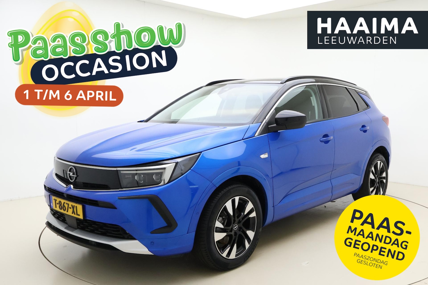 Opel Grandland - 1.2 Turbo Ultimate | Adaptive Cruise Control | Stoelverwarming | Verwarmd stuurwiel | Keyl - AutoWereld.nl