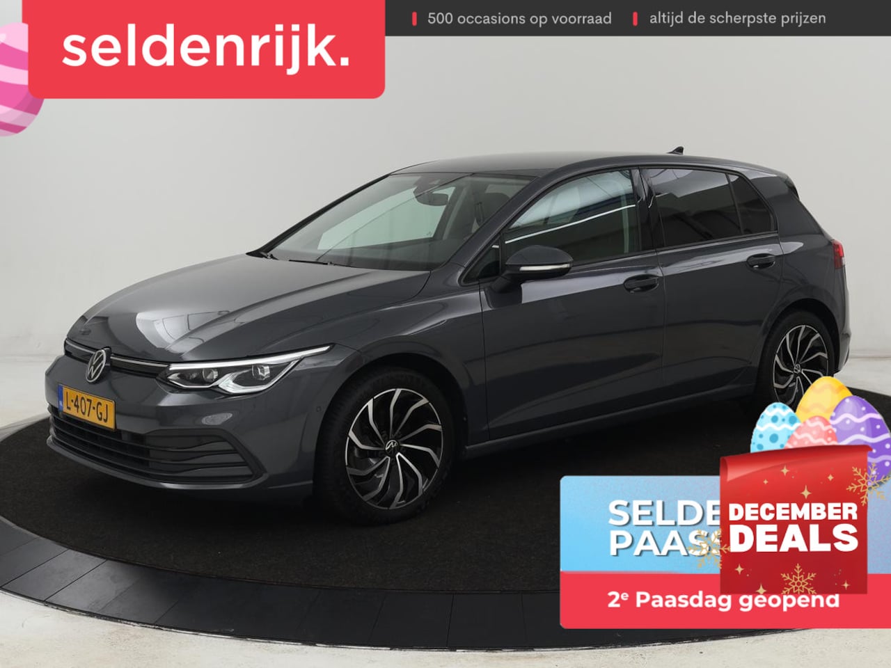 Volkswagen Golf - 1.0 eTSI Life Business | Stoelverwarming | Massage | Carplay | Adaptive cruise | Sfeerverl - AutoWereld.nl
