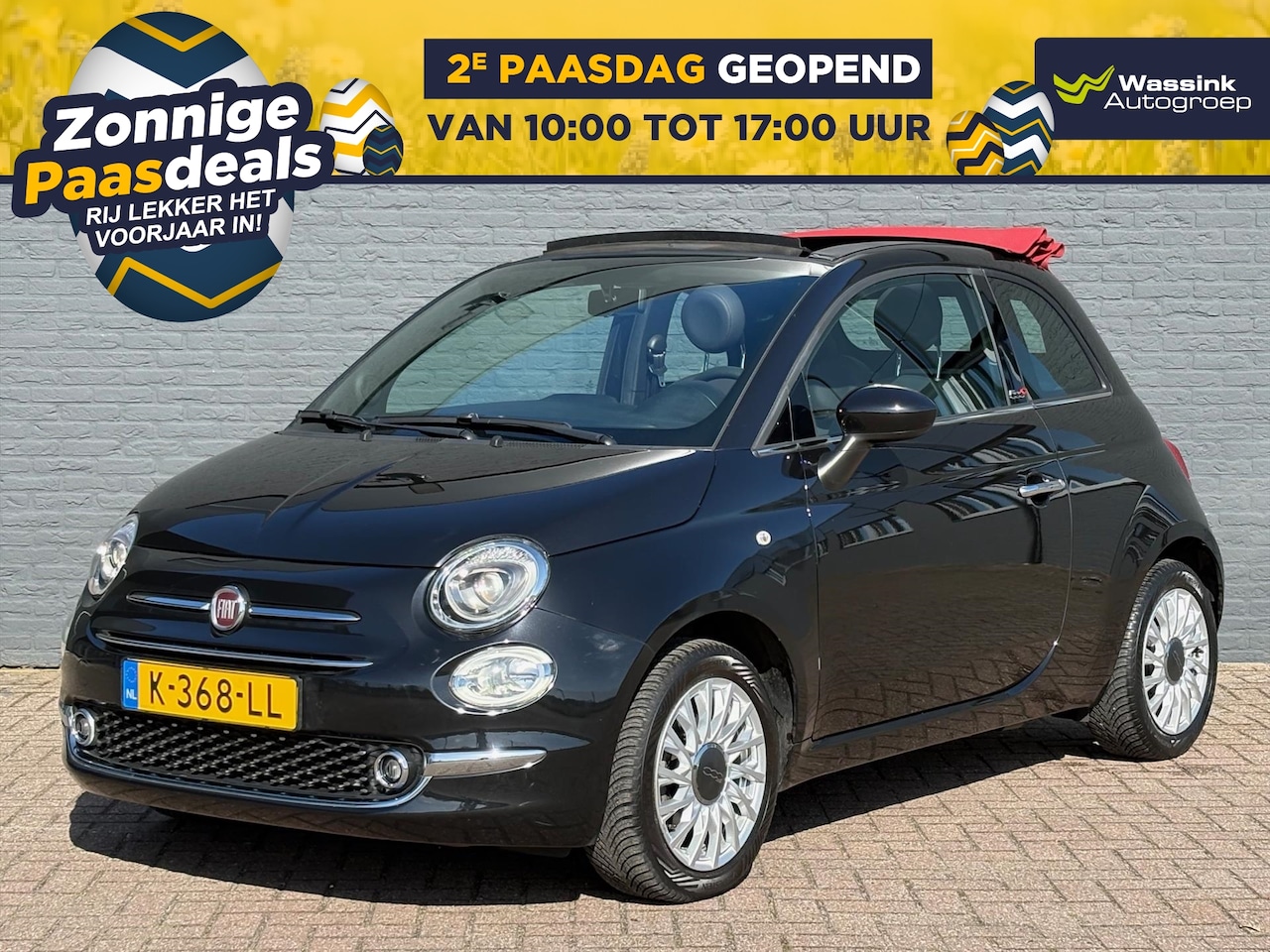Fiat 500 C - 1.0 Hybrid Star | Cabrio | Navigatie | CarPlay | Lichtmetalen velgen | Airco | Cruise Cont - AutoWereld.nl