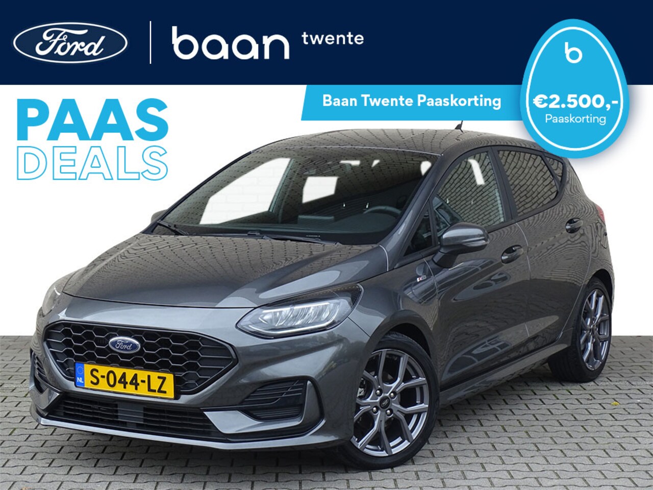 Ford Fiesta - 1.0 Turbo 125pk Mild Hybride ST-Line X Automaat | keyless | camera | winterpack | navi | f - AutoWereld.nl