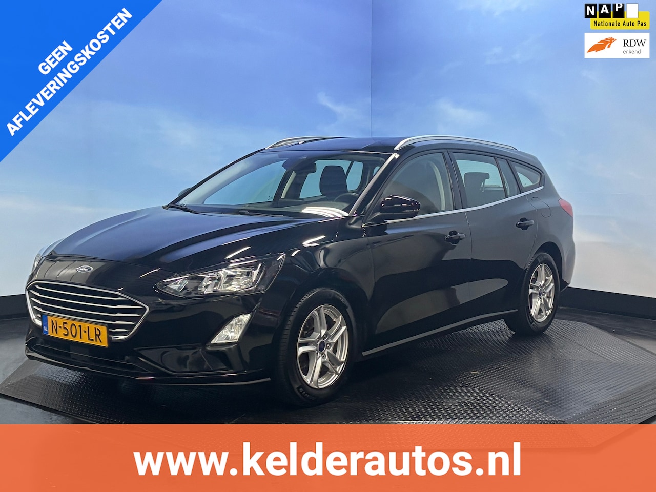 Ford Focus Wagon - 1.0 EcoBoost Hybrid Trend Edition Business Airco | Cruise | Navi | Camera - AutoWereld.nl