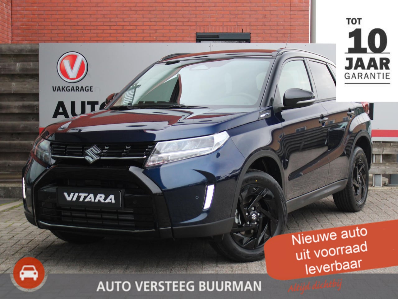Suzuki Vitara - 1.4 Boosterjet Smart Hybrid Special Edition Zwart Optiek, Oranje Stiksel, Apple Carplay/An - AutoWereld.nl