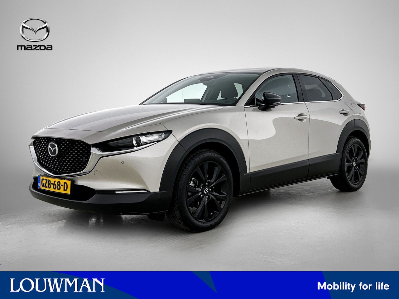 Mazda CX-30 - 2.0 e-SkyActiv-G M Hybrid Homura / Elec. achterklep / Camera / Head-up display - AutoWereld.nl