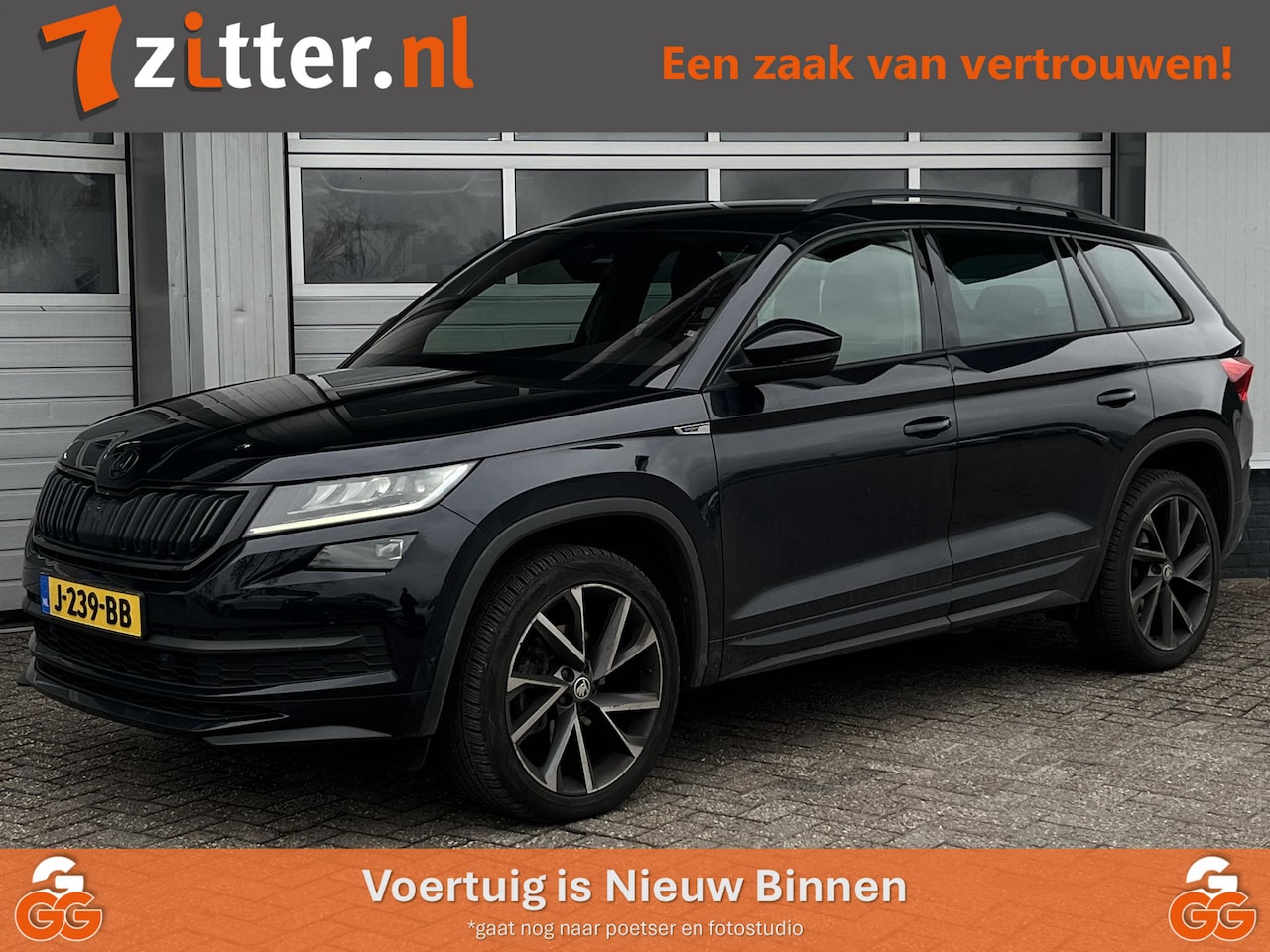 Skoda Kodiaq - 1.5 TSI Sportline Business 7-Persoons Canton, Sportstoelen, Camera, ACC, Memory - AutoWereld.nl