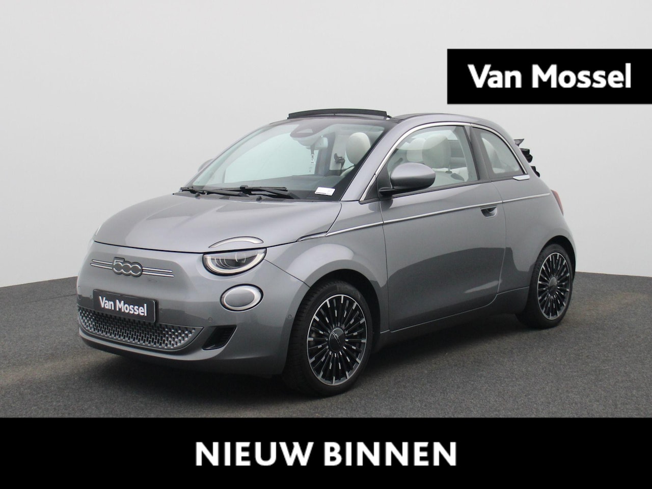 Fiat 500 C - 500e 42 kWh La Prima | Climate Control / ECC | Licht metalen velgen 17 inch | Cruise contr - AutoWereld.nl