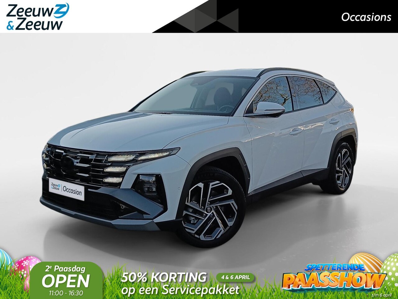 Hyundai Tucson - 1.6 T-GDI PHEV Premium | Full options! | Navi | Stoelverwarming- koeling | Leder - AutoWereld.nl