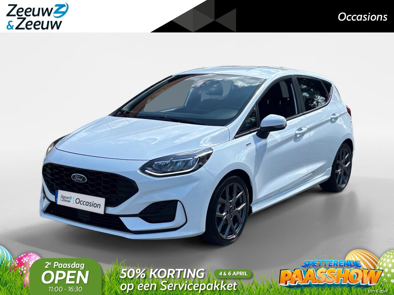 Ford Fiesta - 1.0 EcoBoost Hybrid ST-Line | Origineel Nederlands! | Dealer onderhouden | Navi | Clima - AutoWereld.nl