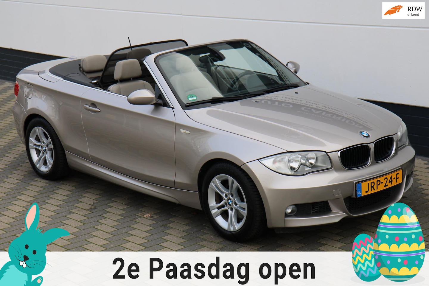 BMW 1-serie Cabrio - 128i 6 cilinder 234PK M-pakket Airco !!! - AutoWereld.nl