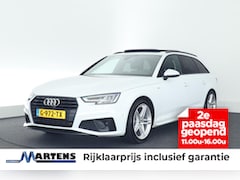 Audi A4 Avant - 40 TFSI 190pk Sport S line black edition Trekhaak 360Camera Panoramadak Stoelverwarming Ke