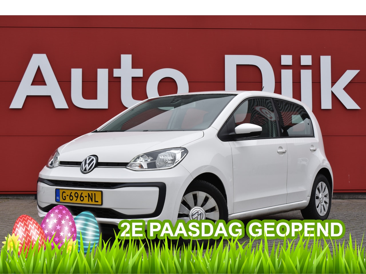 Volkswagen Up! - 1.0 BMT move up! LED | Airco | DAB | Bluetooth Paasmaandag van 10:00 tot 16:00 geopend! - AutoWereld.nl