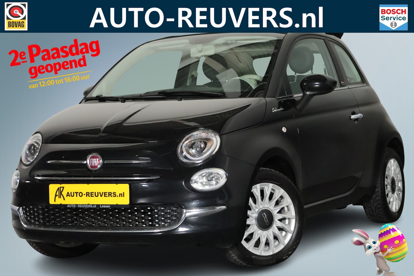 Fiat 500 - 1.0 Hybrid Dolcevita / Opendak / Leder / Cruisecontrol / Clima - AutoWereld.nl