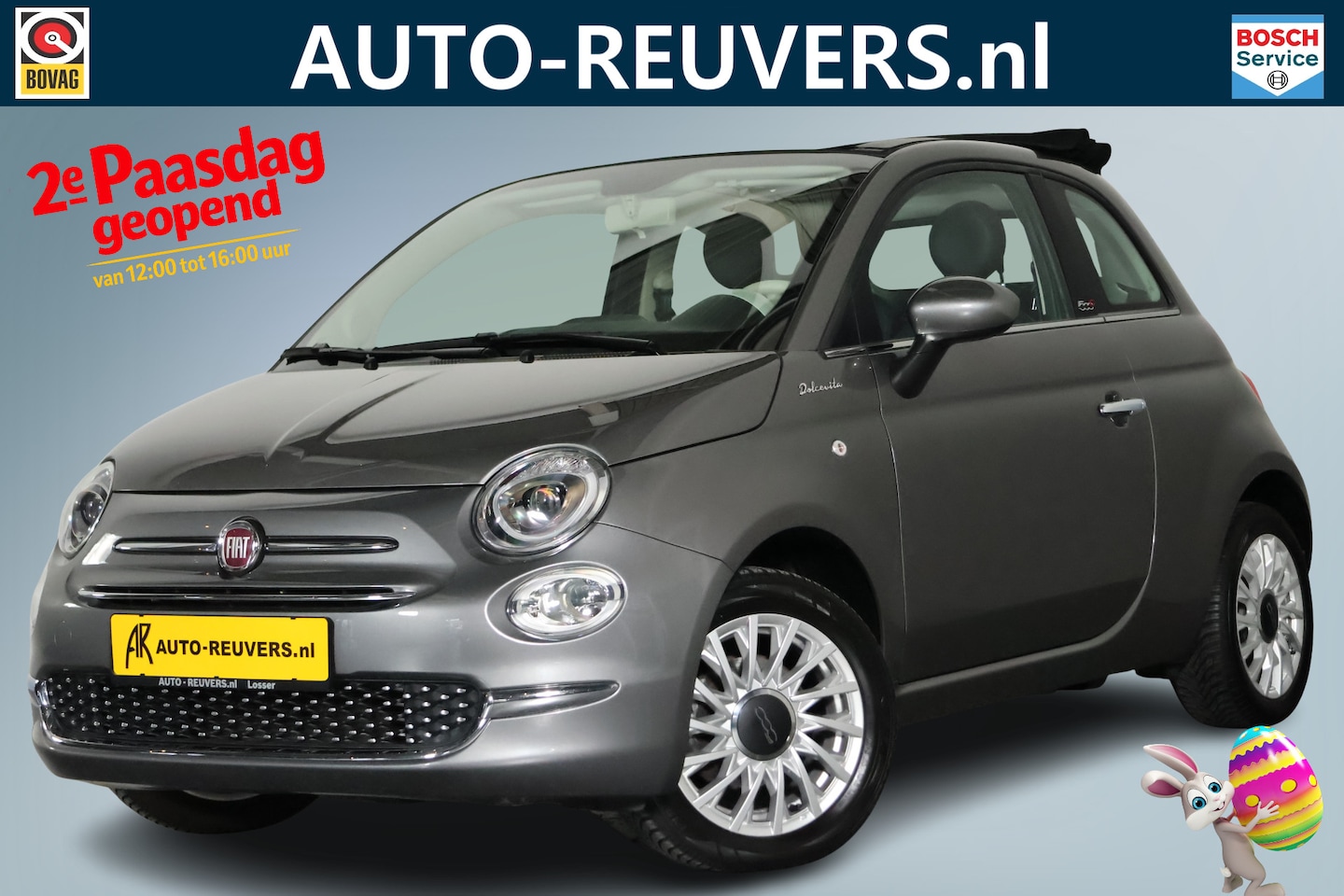 Fiat 500 - 1.0 Hybrid Dolcevita / Opendak / Leder / Cruisecontrol / CarPlay - AutoWereld.nl