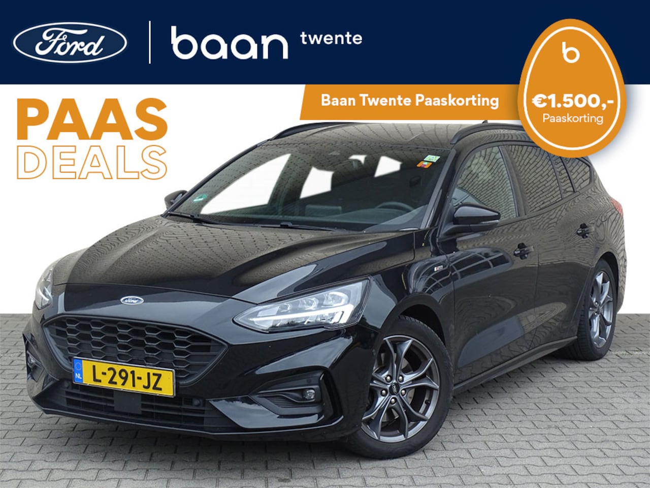 Ford Focus Wagon - 1.0 Turbo 125pk Mild Hybride ST Line Business | Elek. achterklep | Full Led Koplampen | St - AutoWereld.nl
