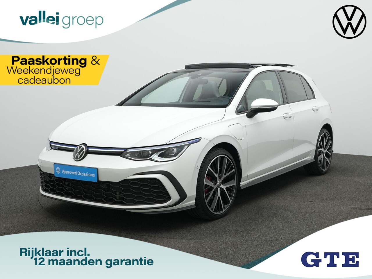 Volkswagen Golf - 1.4 eHybrid 245 pk GTE | Panoramadak | Trekhaak | Leder | Adaptief onderstel | Geheugen-/v - AutoWereld.nl
