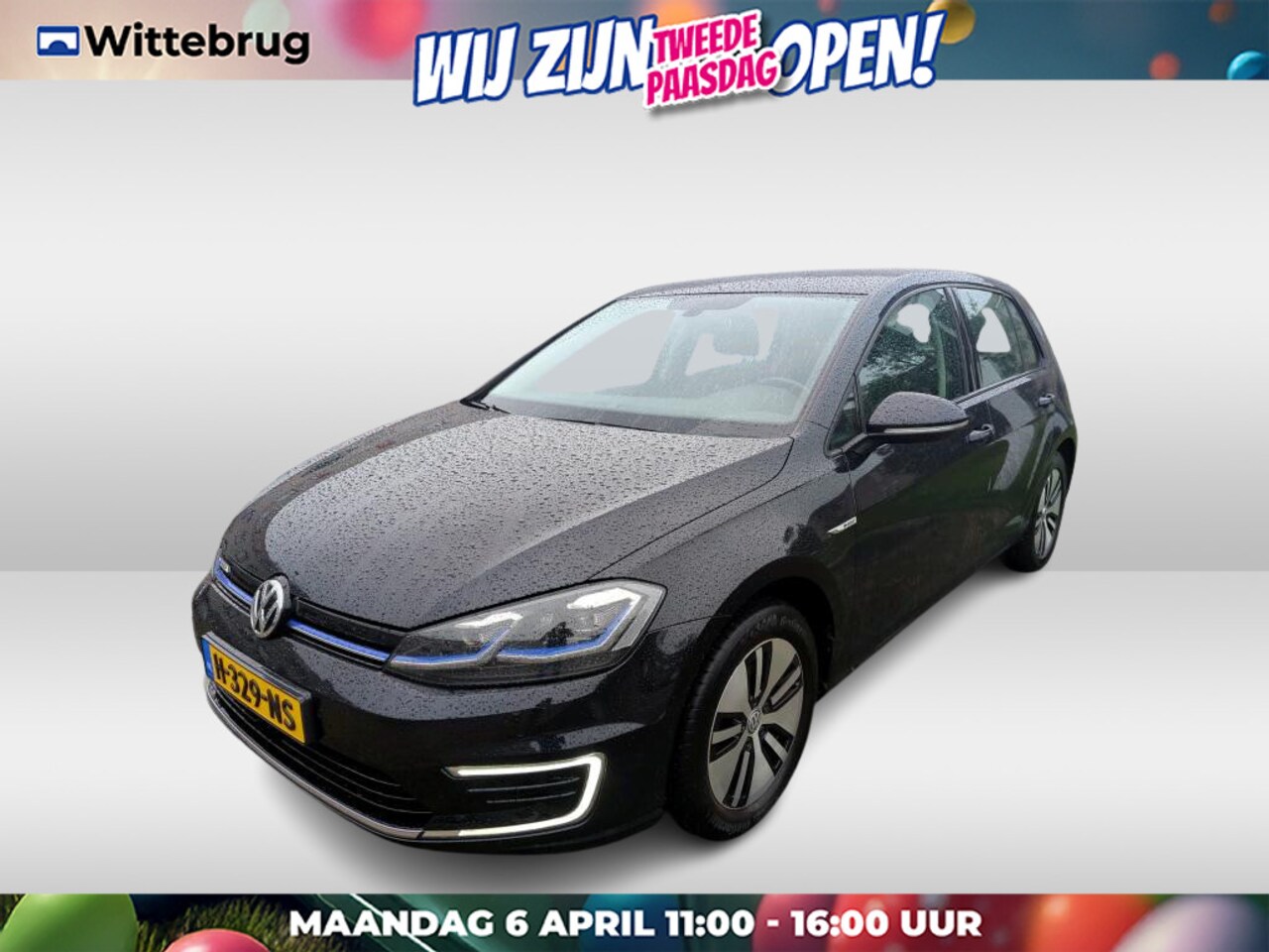 Volkswagen e-Golf - E-DITION / AUTOMAAT/ DIGITAL DASH/ NAVI/ CLIMATE/ CRUISE/ PARK. SENSOREN/ 16"LMV - AutoWereld.nl