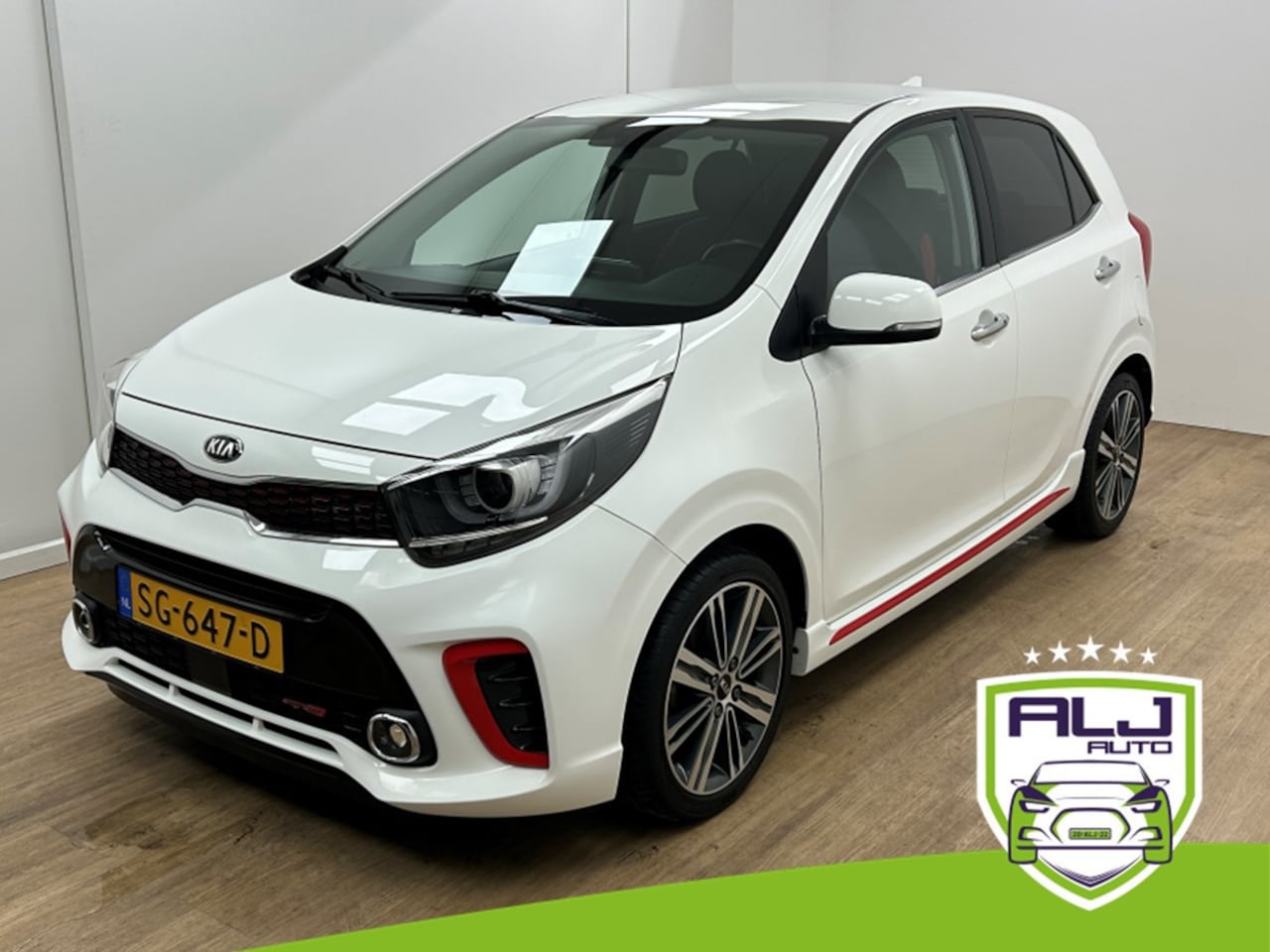 Kia Picanto - Occasion 1.2 CVVT GT-Line | Wit | Tweedehands Kia Picanto | Airco | Stoelverwarming | Carp - AutoWereld.nl