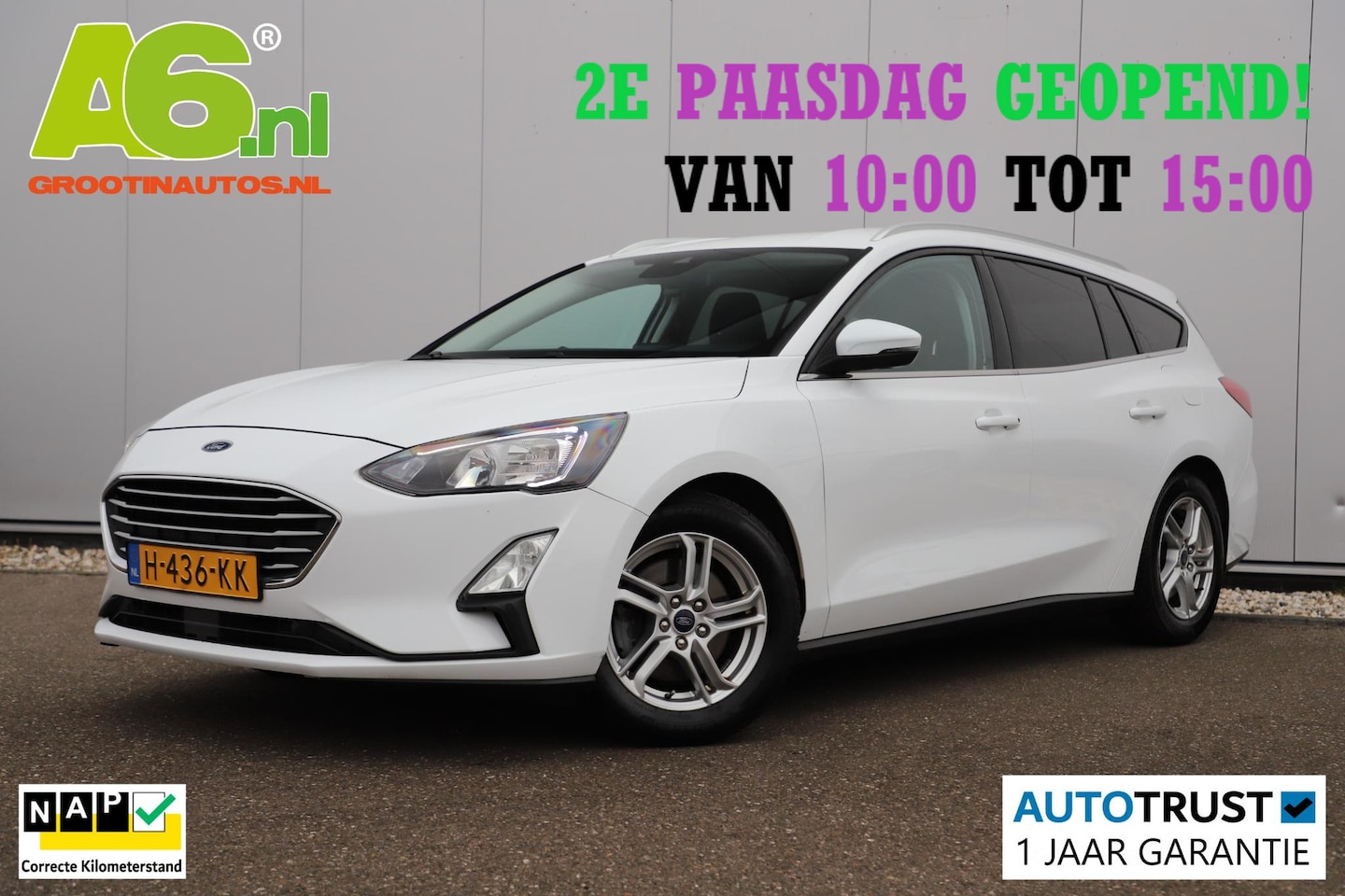 Ford Focus Wagon - 1.5 EcoBlue Trend Edition Business Trekhaak Navigatie Carplay Android Parkeersensor Airco - AutoWereld.nl