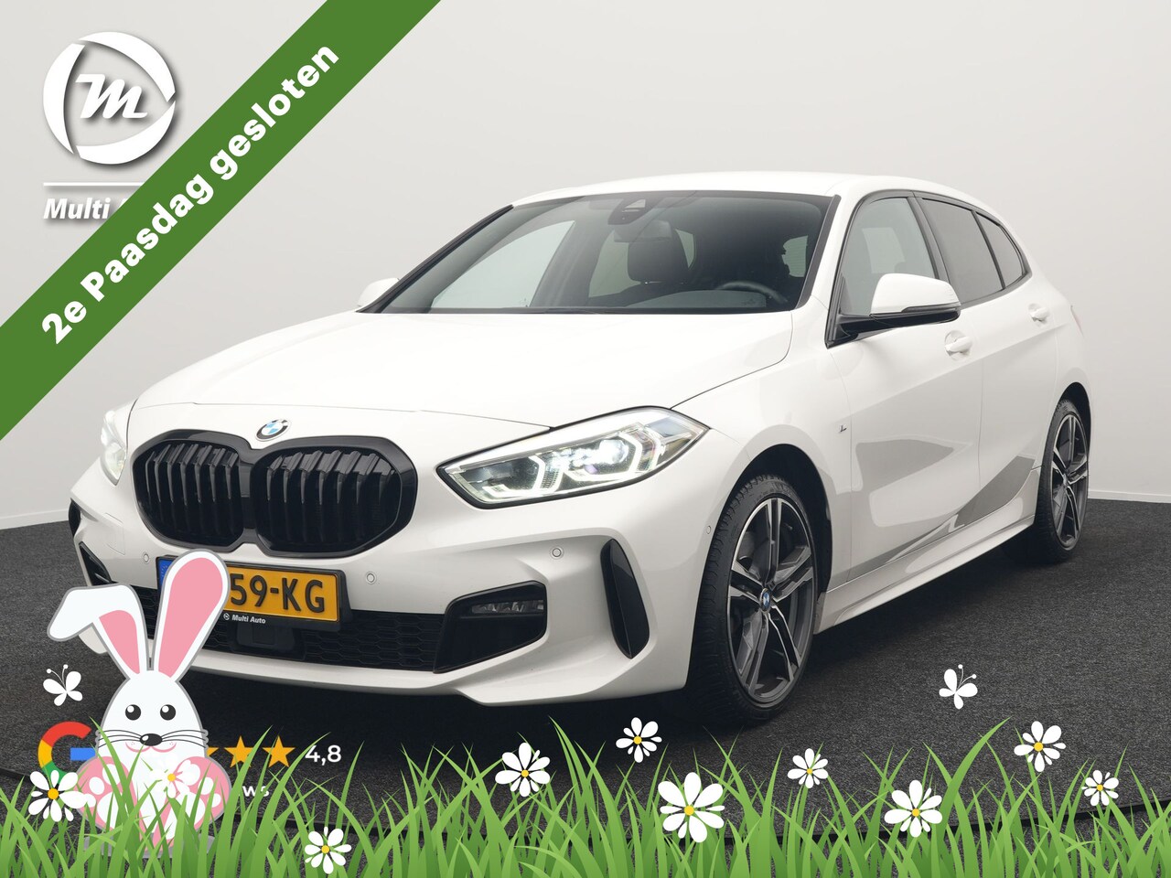 BMW 1-serie - 120i M Sport 179pk Dealer O.H. | Adaptive Cruise | Camera | Sportstoelen & Stuur Verwarmd - AutoWereld.nl