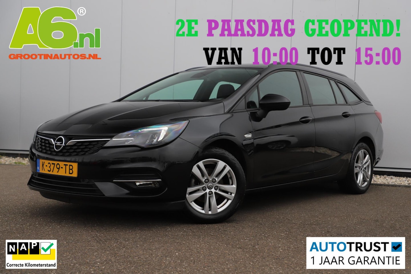 Opel Astra Sports Tourer - 1.2 Edition Trekhaak Navigatie Achteruitrijcamera Airco Cruise Carplay Android - AutoWereld.nl