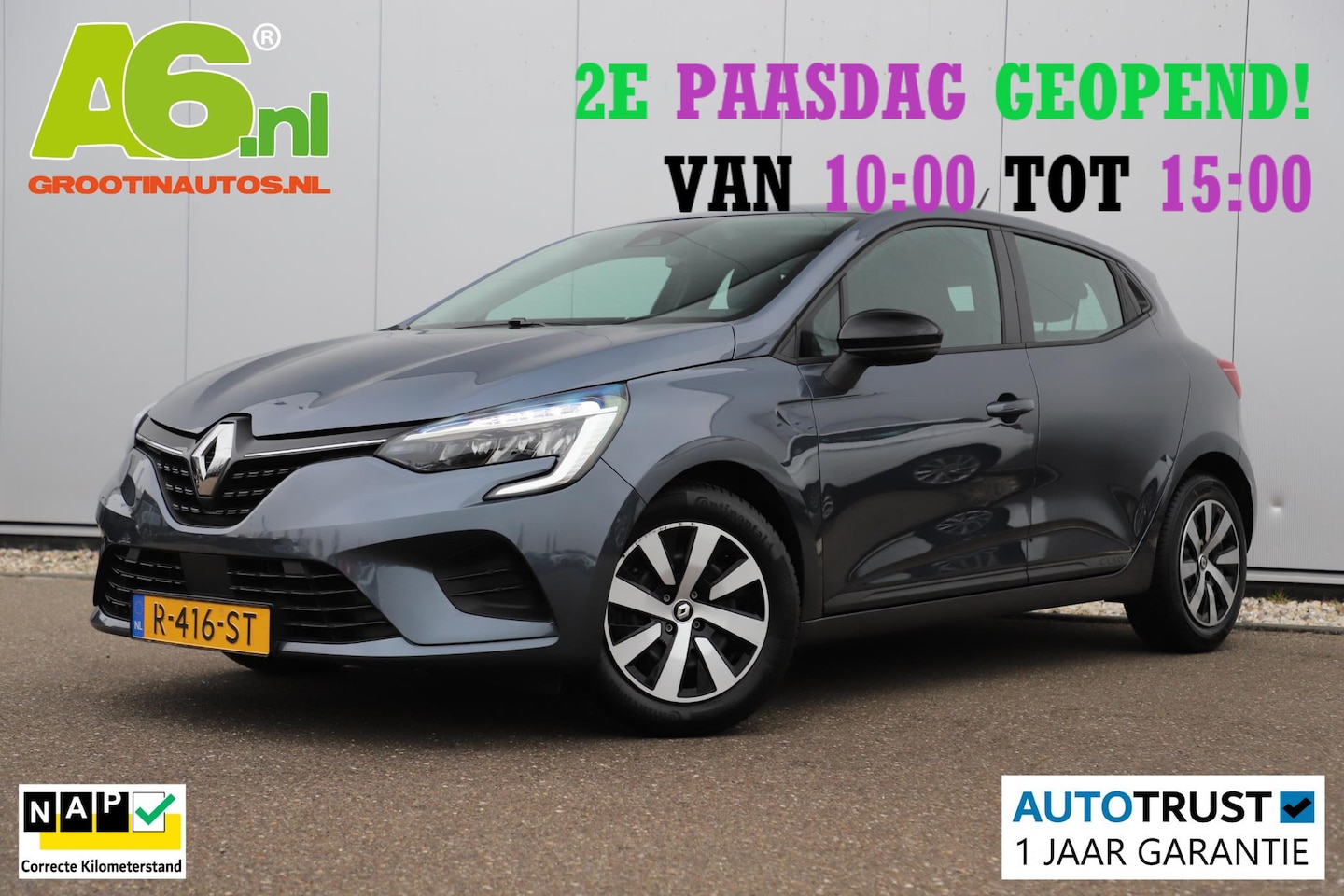 Renault Clio - 1.0 TCe 90 Equilibre Navigatie Carplay Android Airco Cruise Control Parkeersensor Rijstroo - AutoWereld.nl