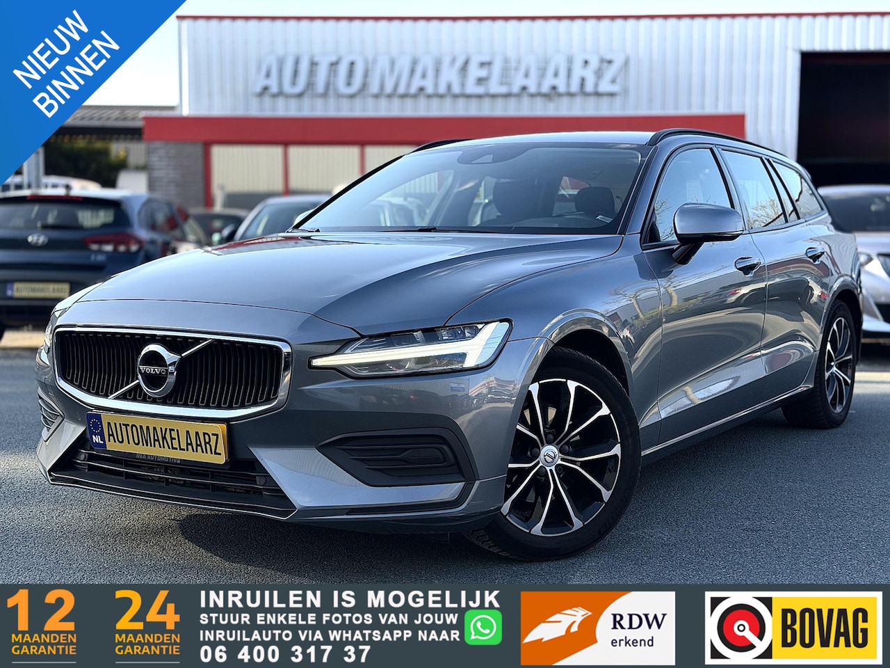 Volvo V60 - 2.0 D3 Momentum | BLINDSP. LANE ACC ELEK.TRKHK - AutoWereld.nl