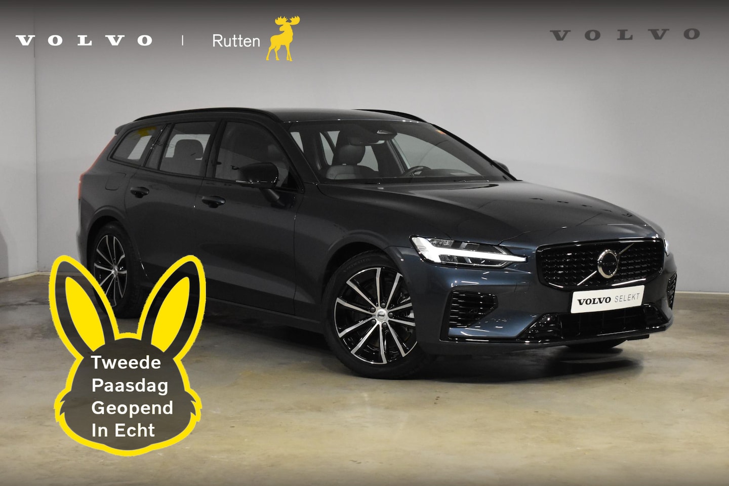 Volvo V60 - T6 350PK Automaat Plug-in hybrid AWD Plus Dark Navigatie / Adaptive Cruise control / 360 C - AutoWereld.nl