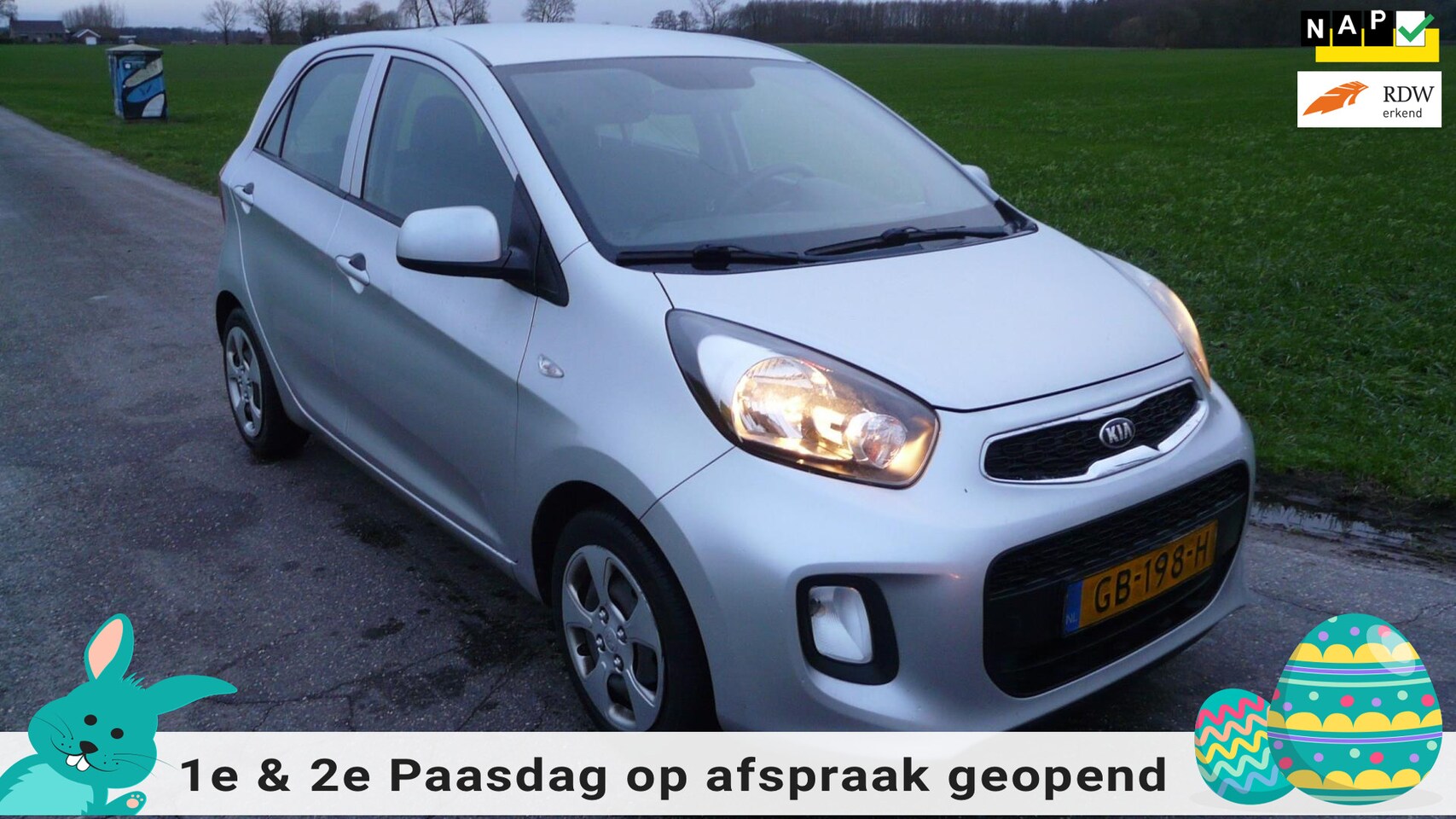 Kia Picanto - 1.0 CVVT ComfortLine 1.0 CVVT ComfortLine,Airco,Elec.pakket - AutoWereld.nl