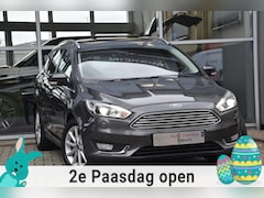 Ford Focus Wagon - 1.0 Titanium Edition Airco Leder Xenon Pdc 1ste Eigenaar