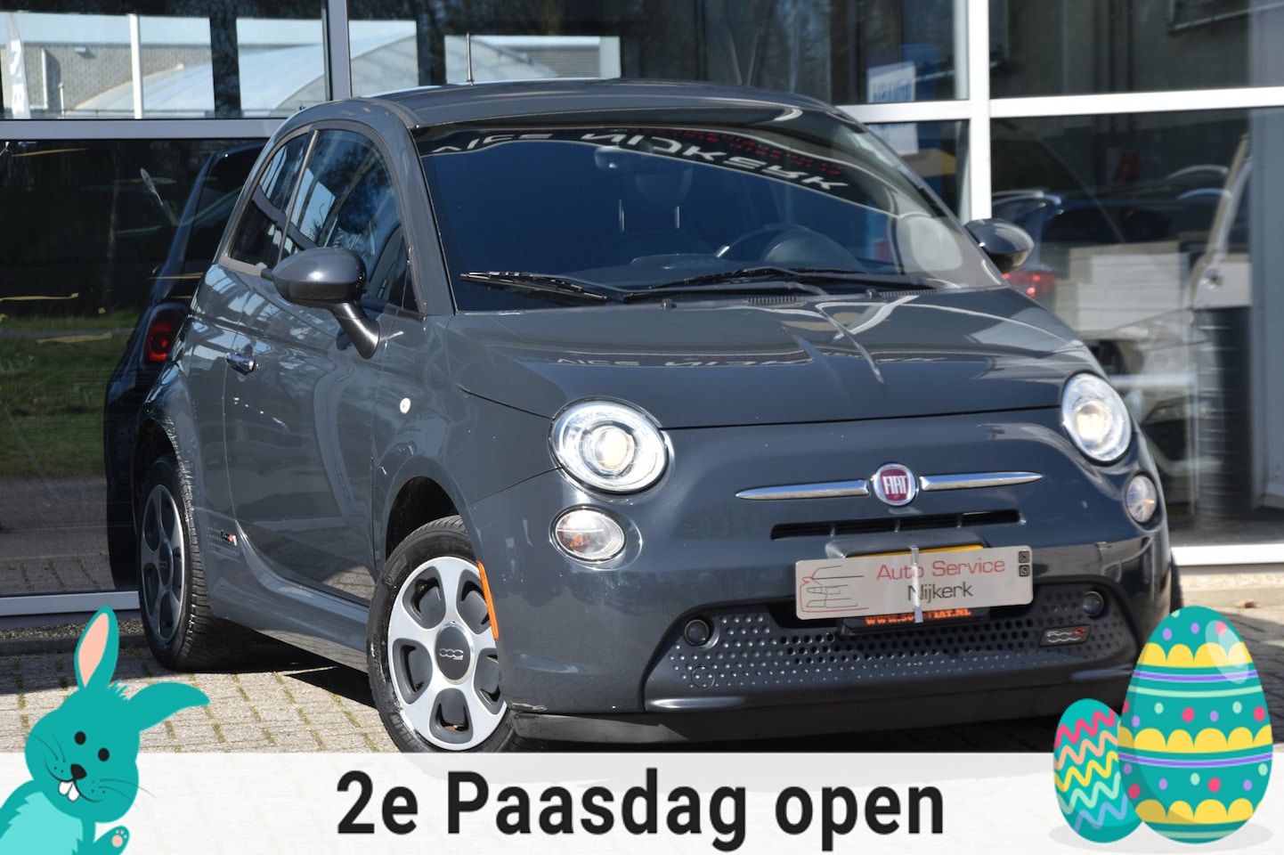 Fiat 500e - 24kwh Aut. Airco Nav. Leder Elek. Ramen Pdc Lm-Velgen - AutoWereld.nl