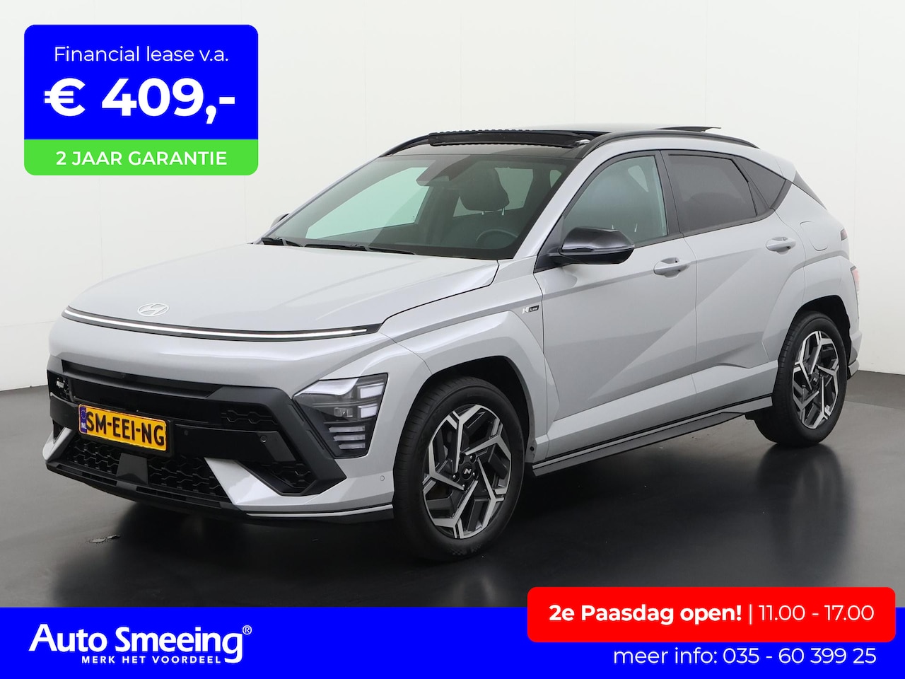 Hyundai Kona - 1.6 GDI HEV N Line | Schuifdak | Memory stoel | Bose | Zondag open! - AutoWereld.nl
