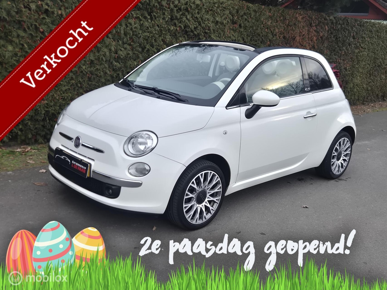 Fiat 500 C - 1.2 Lounge Cabrio Pdc Leder - AutoWereld.nl
