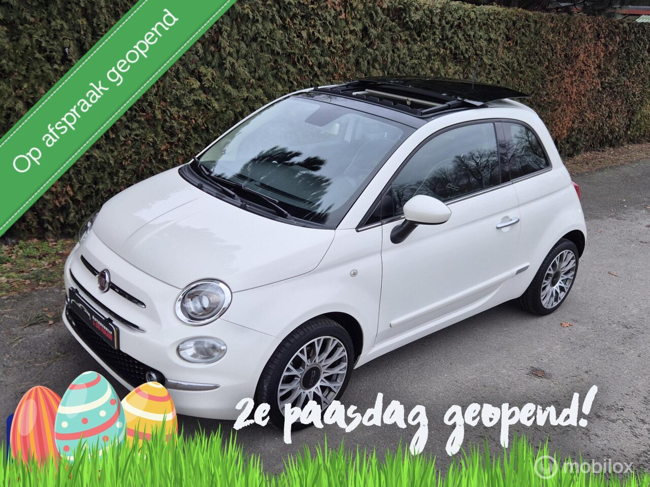 Fiat 500 - 1.2 Lounge Electrisch Panoramadak GEEN IMPORT APK 4-28 - AutoWereld.nl