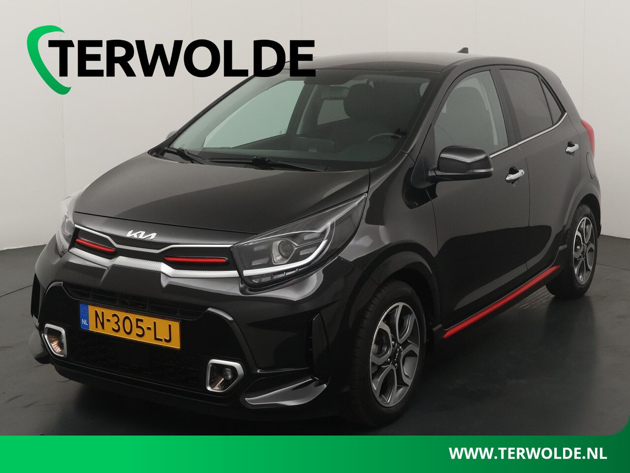 Kia Picanto - 1.0 DPi GT-Line | Lederen Bekl. | Parkeercamera | Navigatie | - AutoWereld.nl