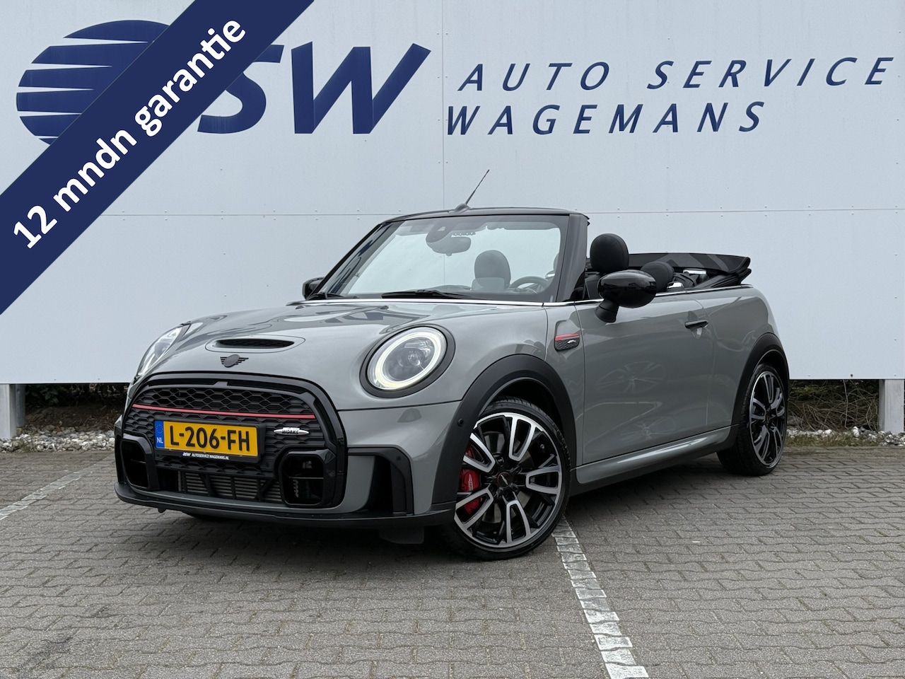 MINI Cabrio - Mini 2.0 John Cooper Works JCW Pack | HUD | ACC | HK | Keyless | Camera - AutoWereld.nl