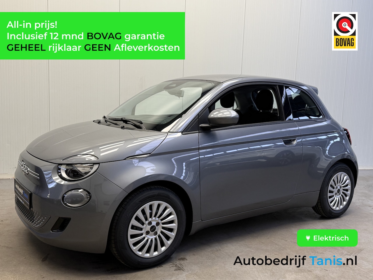 Fiat 500 - 24 kWh AIRCO-CRUISE CONTROL-MULTI STUUR - AutoWereld.nl