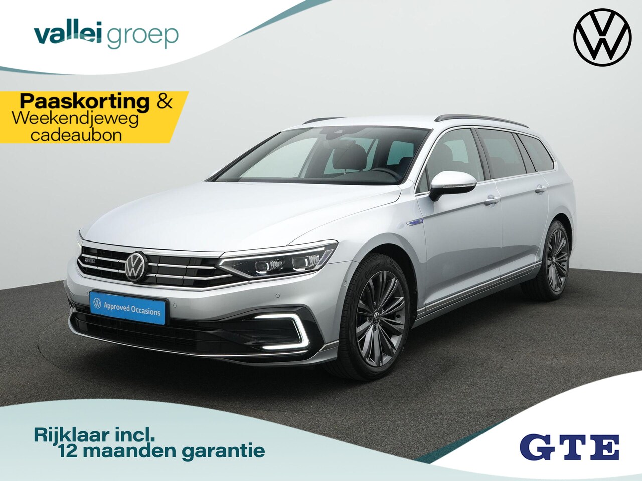 Volkswagen Passat Variant - 1.4 TSI 218 pk PHEV GTE | IQ Light | Achteruitrijcamera | Adaptive Cruise | Stuur-/stoelve - AutoWereld.nl