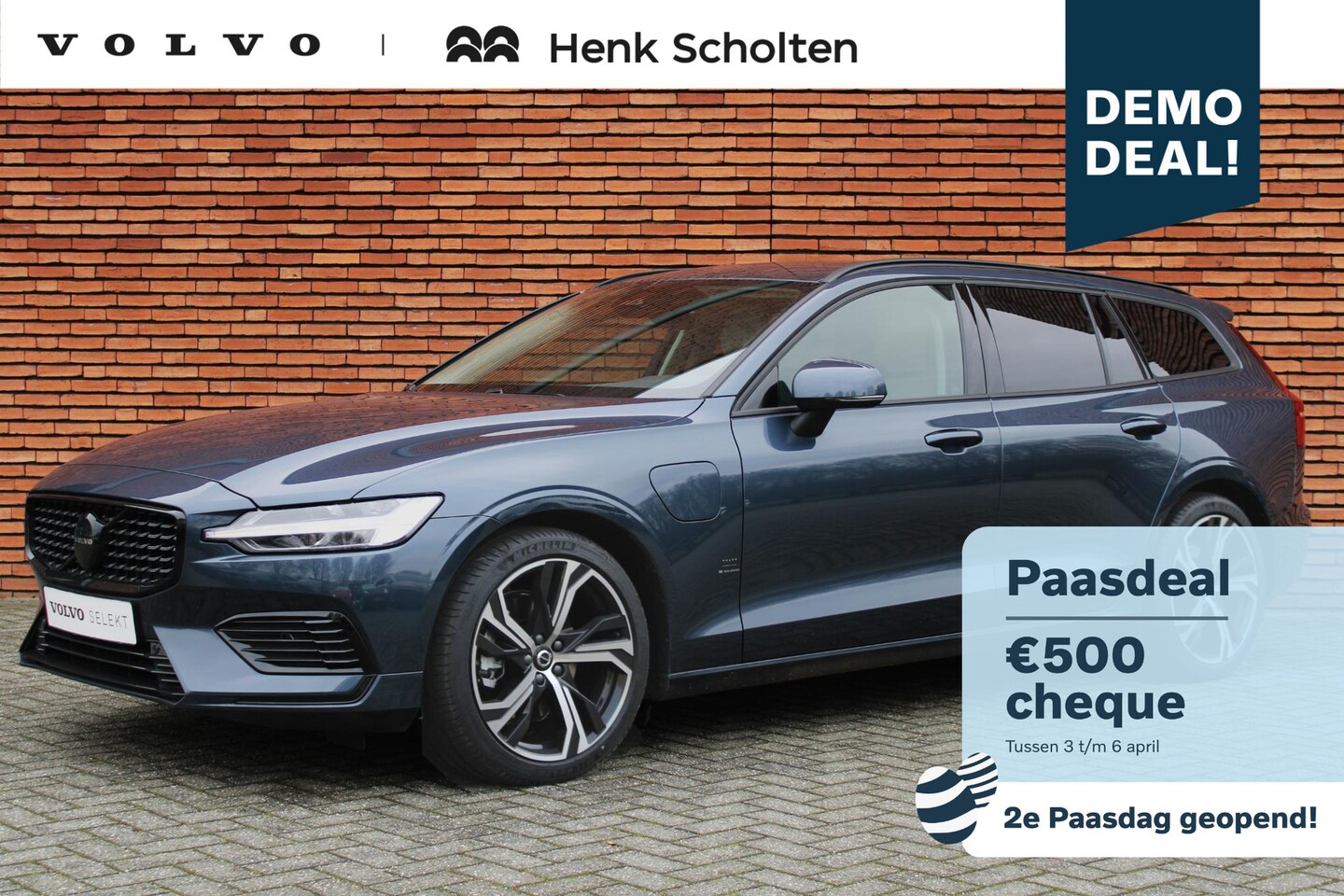 Volvo V60 - T6 Plug-in hybrid AWD Essential | Verwarmbare voorstoelen en stuurwiel |  Adaptieve Cruise - AutoWereld.nl