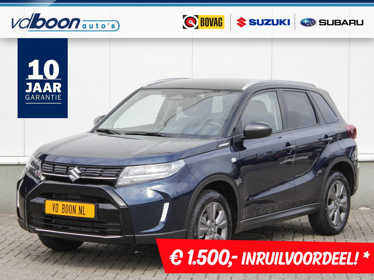 Suzuki Vitara - 1.4 Boosterjet Hybrid Select Automaat | € 1500,- INRUILVOORDEEL!* | Snel rijden! - AutoWereld.nl