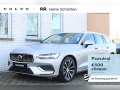 Volvo V60 - T6 Plug-in hybrid AWD Essential Bright | All-season banden | Lederen bekleding | Electrisc