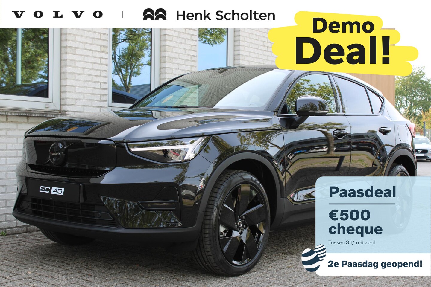 Volvo EC40 - Single Motor Extended Range Ultra Black Ed. 82 kWh |Demo Deal | Panoramadak | Verwarmbare - AutoWereld.nl
