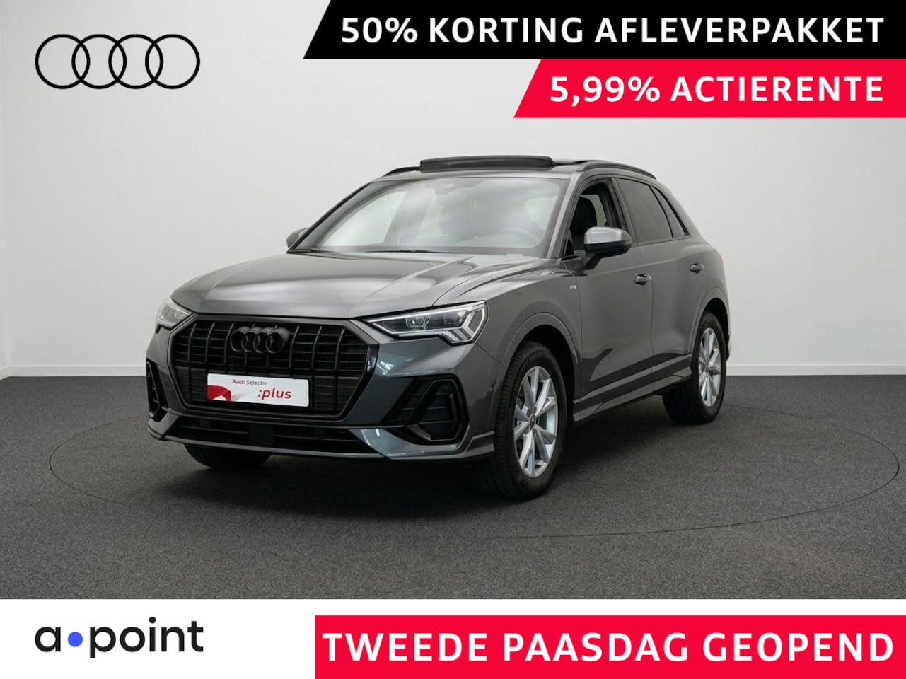 Audi Q3 - 45 TFSI e S edition 245PK | Panorama dak  | 2x S-line | Stoelverwarming | Blindspot | - AutoWereld.nl