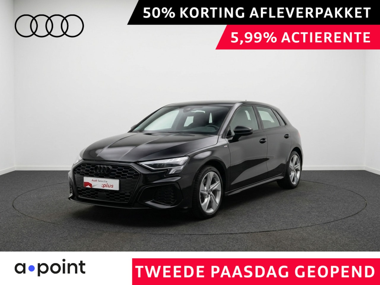 Audi A3 Sportback - 30 TFSI S edition 110PK | S-line in & exterieur | Trekhaak | Stoelverwarming | - AutoWereld.nl