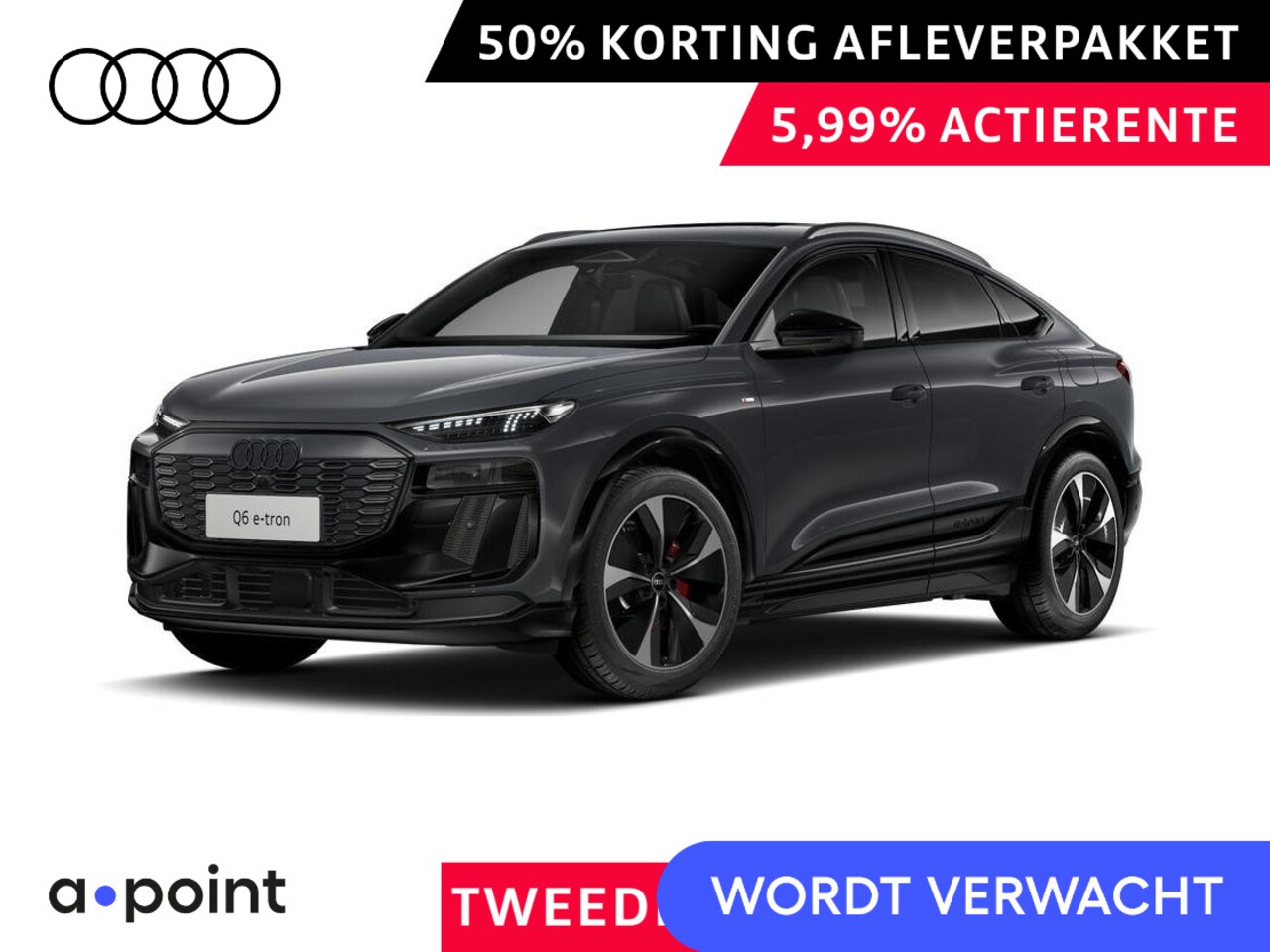 Audi Q6 Sportback e-tron - S edition performance 100 kWh 306PK | Verwacht eind April | S-line in & exterieur | Panora - AutoWereld.nl