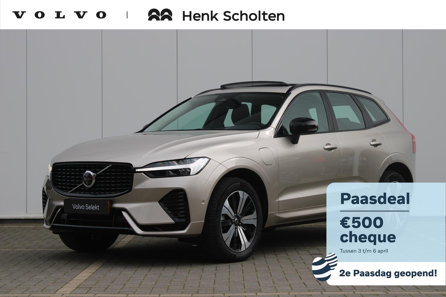 Volvo XC60 - T6 Plug-in hybrid AWD Plus Dark | Trekhaak | 360 graden camera | Verwarmbare voorstoelen, - AutoWereld.nl