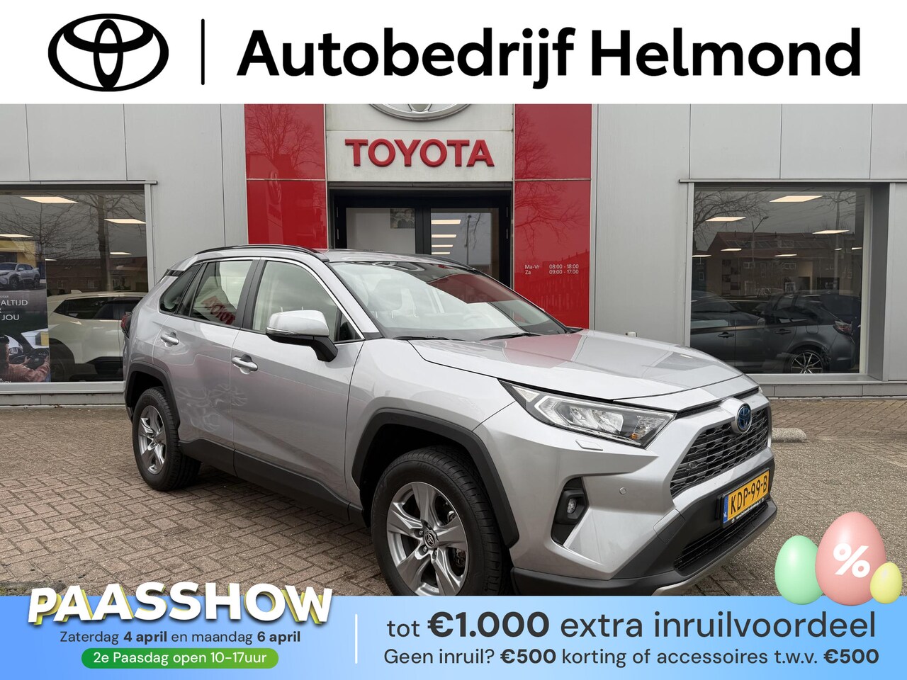 Toyota RAV4 - 2.5 Hybrid AWD Dynamic Edition | Trekgewicht 1650kg | Stoel- en stuurverwarming | Parkeers - AutoWereld.nl