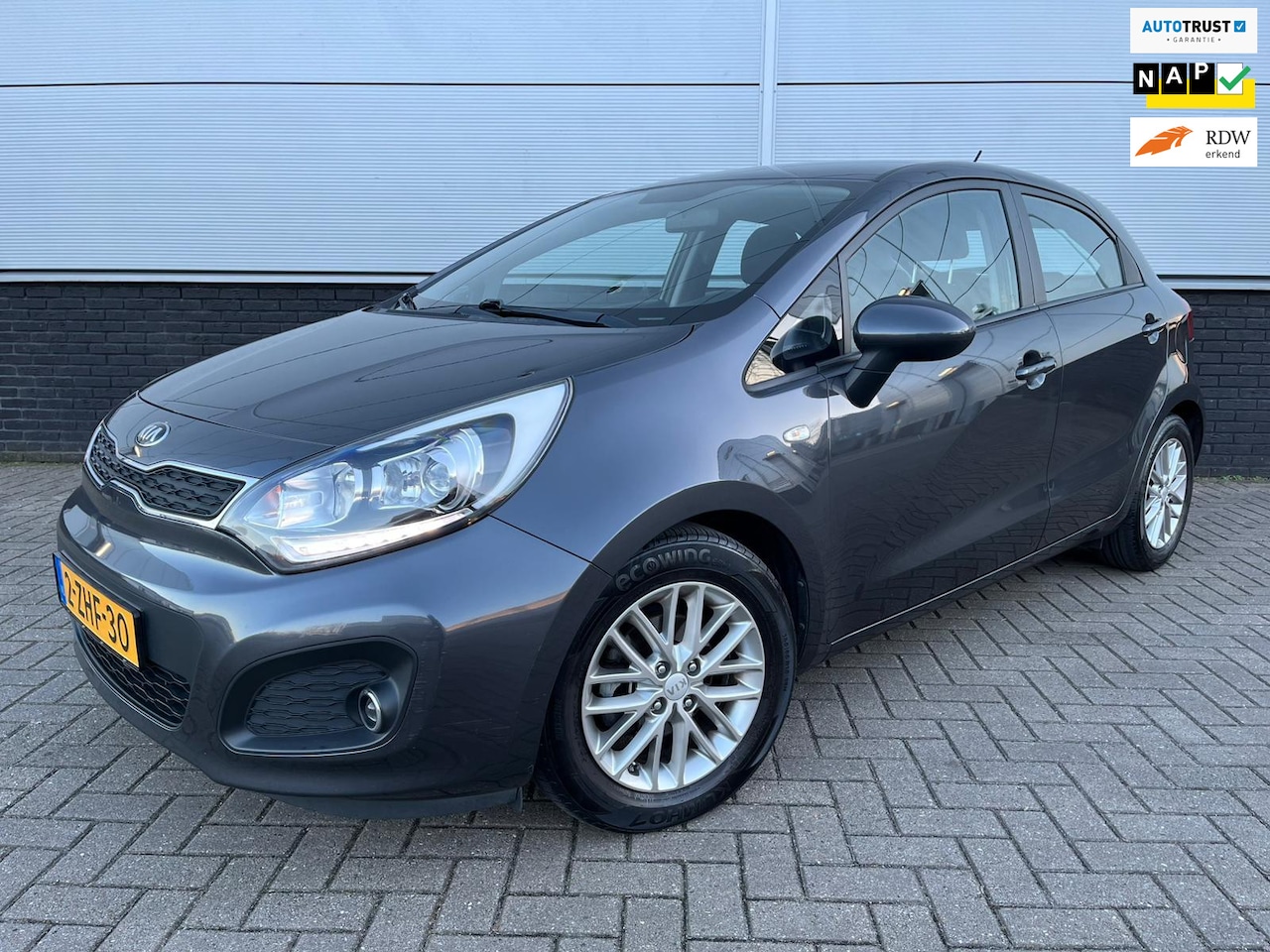 Kia Rio - 1.2 CVVT BusinessLine 5drs Airco - LED - cruise control - usb & aux - bluetooth - lm velge - AutoWereld.nl